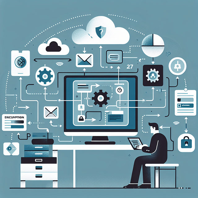 a sophisticated cloud data backup process on a computer