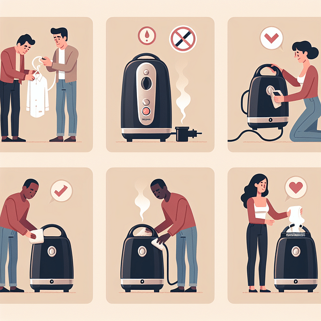 cleaning and maintaining a travel steamer