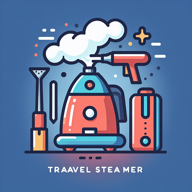 travel steamer emitting steam