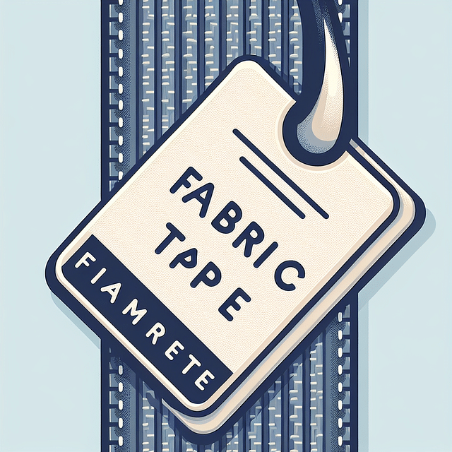 close-up of clothing label indicating fabric type