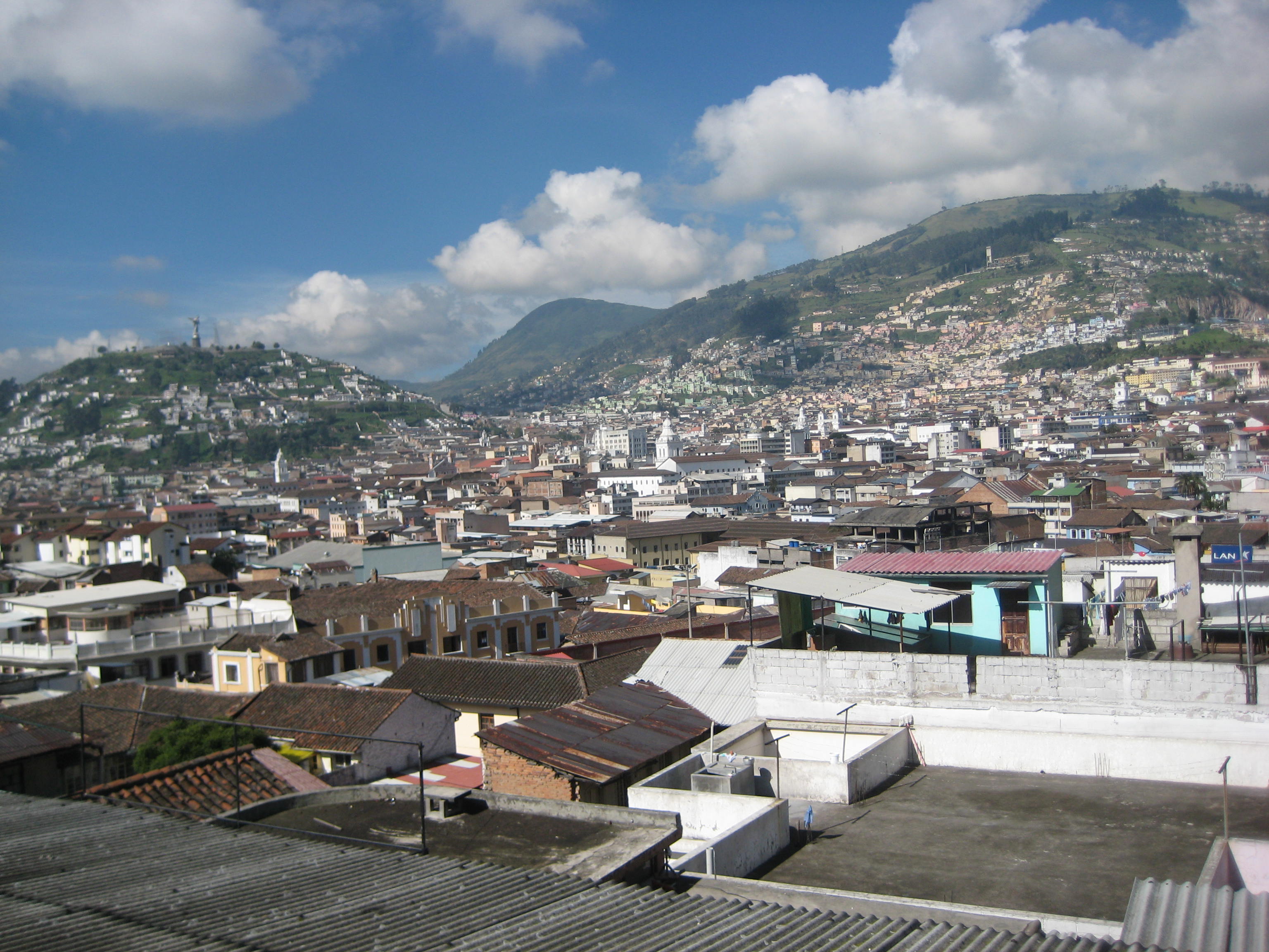 Quito Ecuador city view