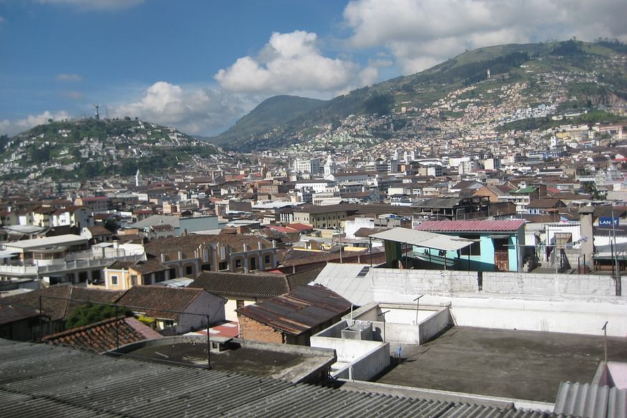 Quito Ecuador city view