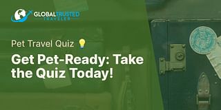 Get Pet-Ready: Take the Quiz Today! - Pet Travel Quiz 💡