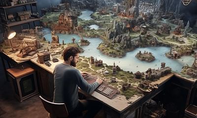 Are there any tips for building an open world for a game?